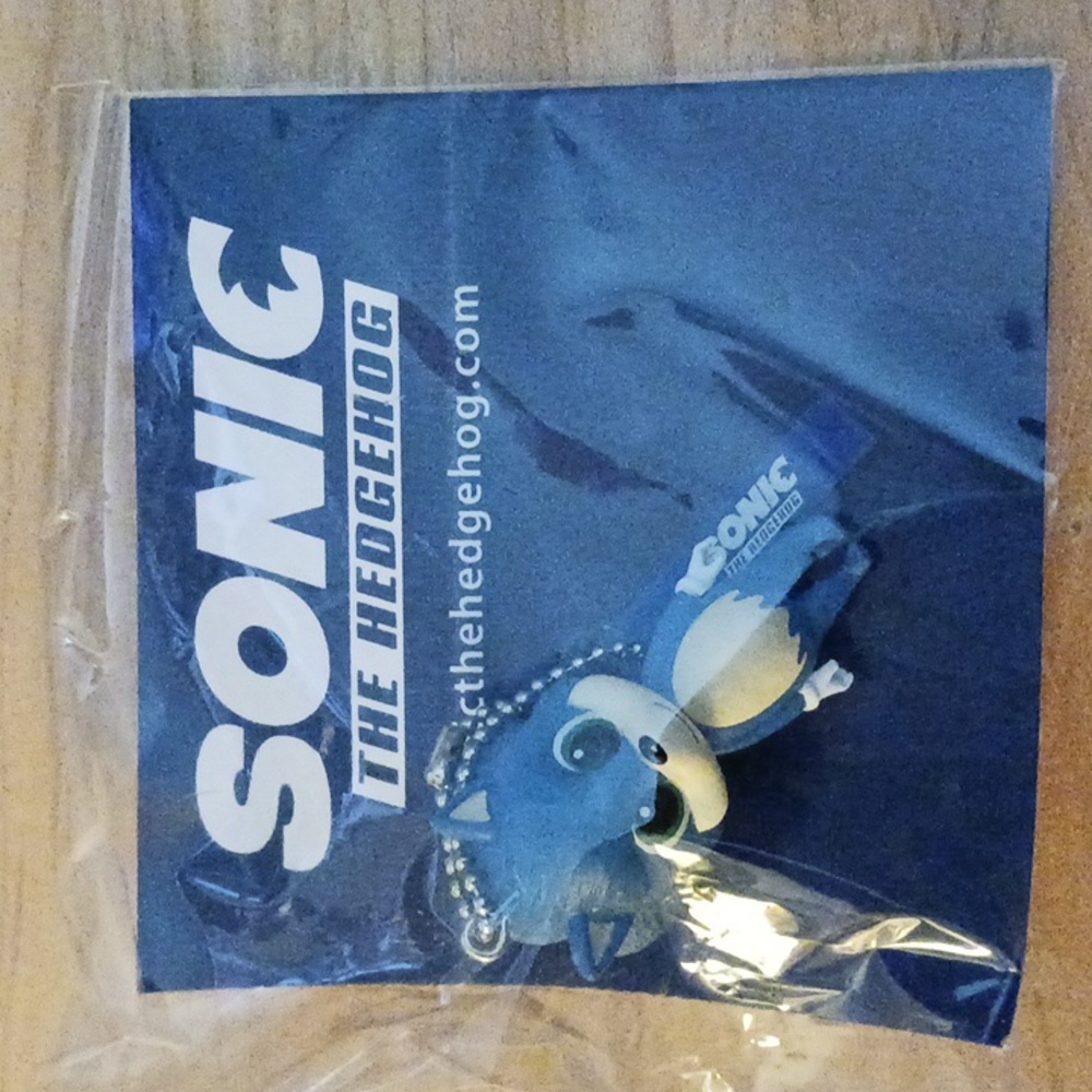 Sonic the Hedgehog keychain
